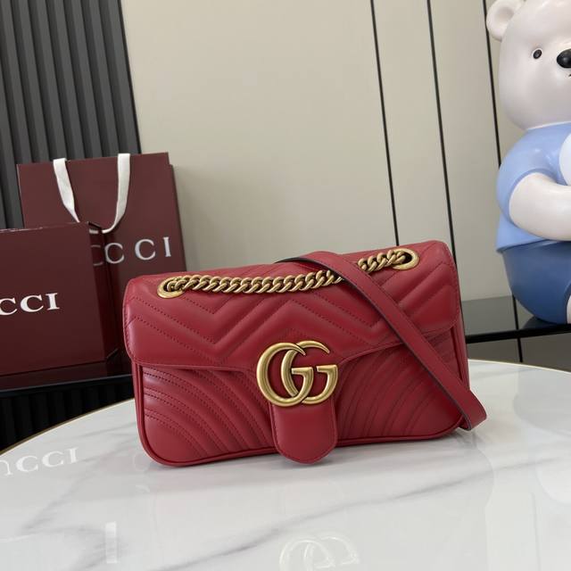 Imported Original Leather With Full Original Counter Packaging Gg Marmont Metal