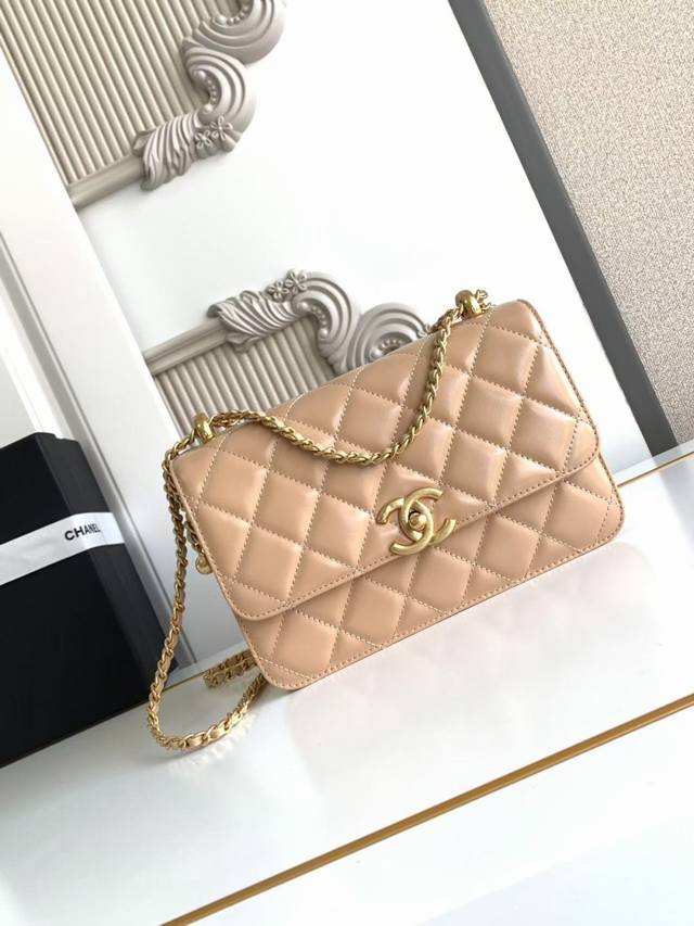 Chane124C Double Small Gold Ball As2649 Double Gold Ball Drawstring Mini Model I