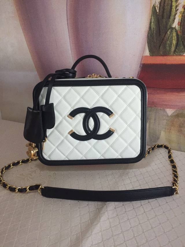 Chane1 Vanity Case93342 Camera Bag Autumn And Winter New Crossbody Handbag Cosme