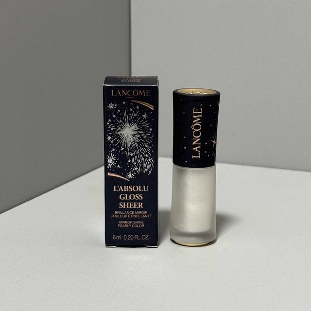High-End Quality Lancome Christmas Starry Lip Glaze! Color Number: 024#.