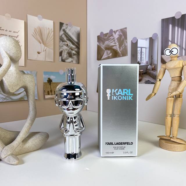 High-End Quality Karl Lagerfeld Cool Silver 100Ml Karl Lagerfeld Ikonik Man, Bra
