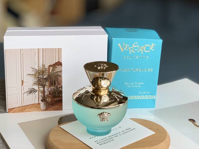 High-End Quality Versace Dylan Blue Turquoise Pose God Versace Dylan Blue Women'