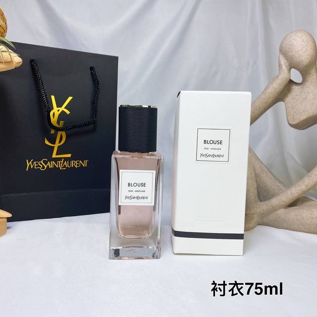 High-End Quality Blouse Shirt Yangshulin Ysl Saint Laurent New Fragrance Haute C