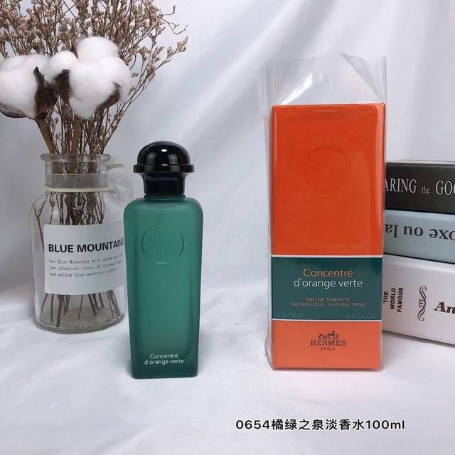 High-End Quality Hermes Cologne 100Ml 0654 Orange Green Spring Eau De Toilette: