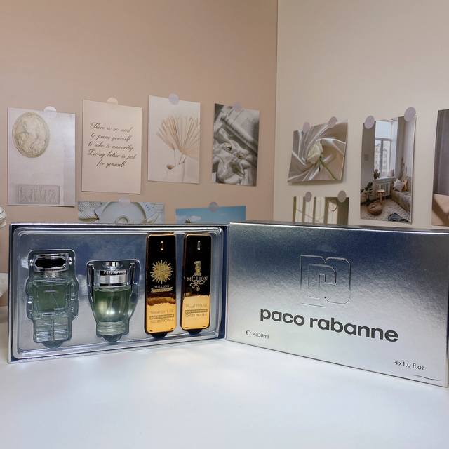 Original Quality Paco Robot Men's Medium Sample Four-Piece Perfume 30Ml 4 Pieces