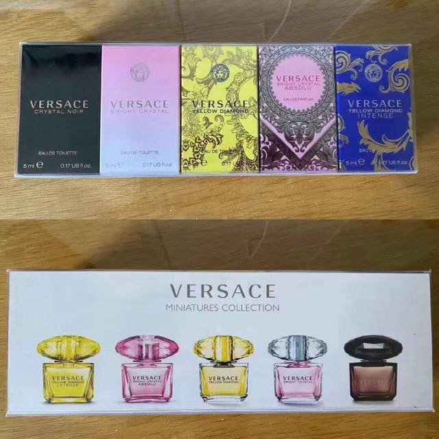 High-End Quality Versace Crystal Diamond Perfume Sample 5Ml Five-Piece Set! 5Ml