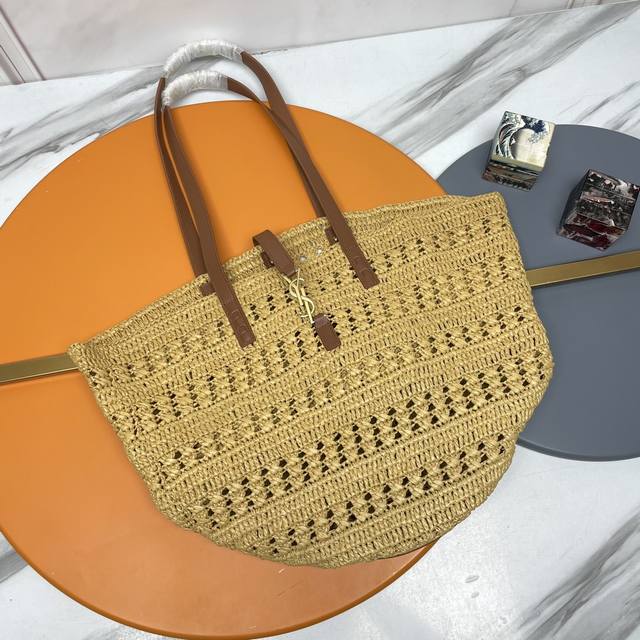 Straw Bag Is Fast Falling Vegetable Basket Hollow Straw Tote Bag_ Y's Exquisite