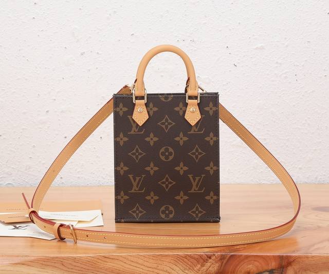 The Top Original, Enhanced Version Of The Petit Sac Plat Handbag Is Made Of Mono