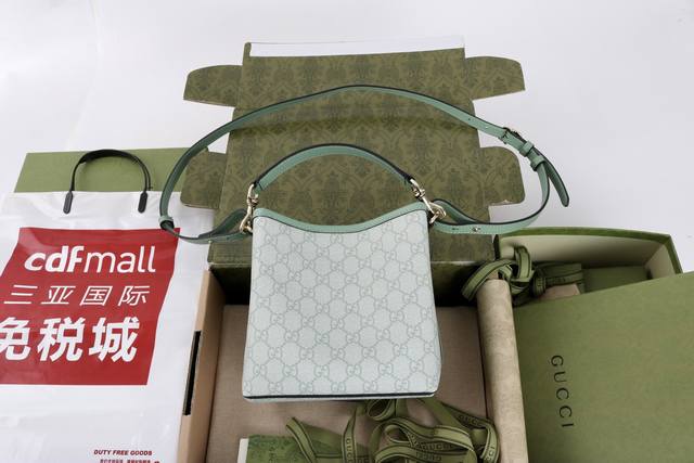 Emblem Series Mini Bucket Bag Counter Quality, Top Original Goods, Original Mate