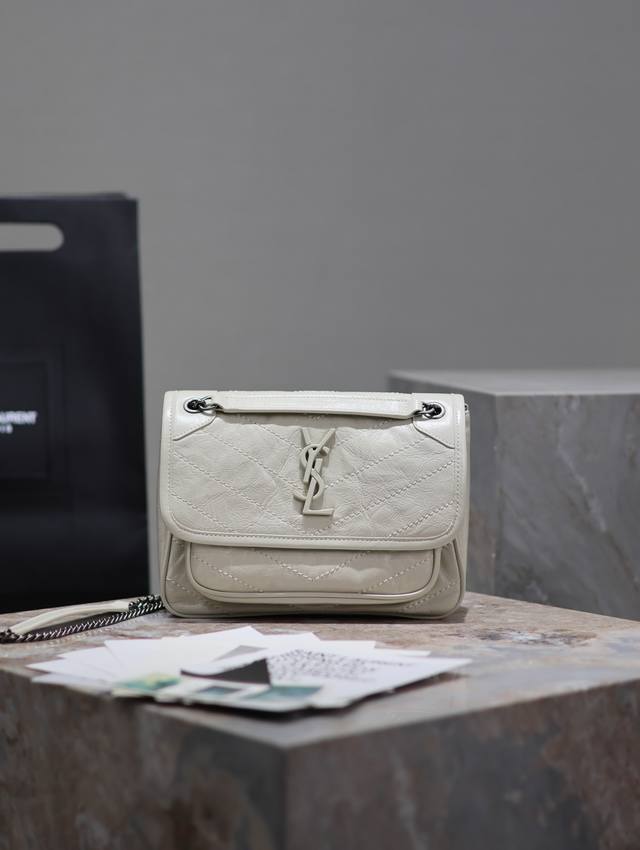 Original Leather Original Leather Small Size 22Cm_ #Milky White# The New Version