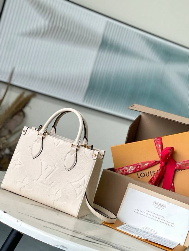 Code Change Chip Top Layer Leather Top Original M46569 Onthego Small Handbag The
