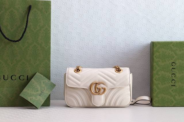 Special Price Original Leather Brand New Upgraded Version Gg Marmont Wave Patter