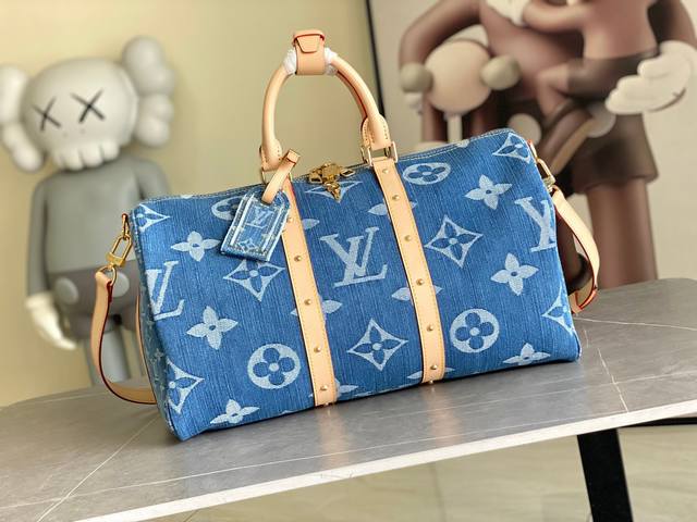 Code Change Chip Top Original M24315 Keepall 50 Travel Bag With Shoulder Strap 5