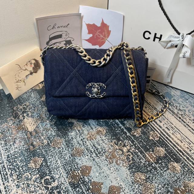 Color: Dark Denim! Chanel New Model: As1160 Autumn And Winter Large Diamond Tofu