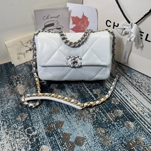 Color: White Silver Buckle Chanel New Model: As1160 Autumn And Winter Large Diam