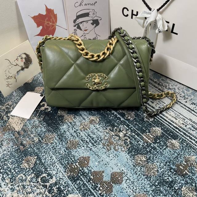 Color: Olive Green Chanel New Model: As1160 Autumn And Winter Large Diamond Tofu
