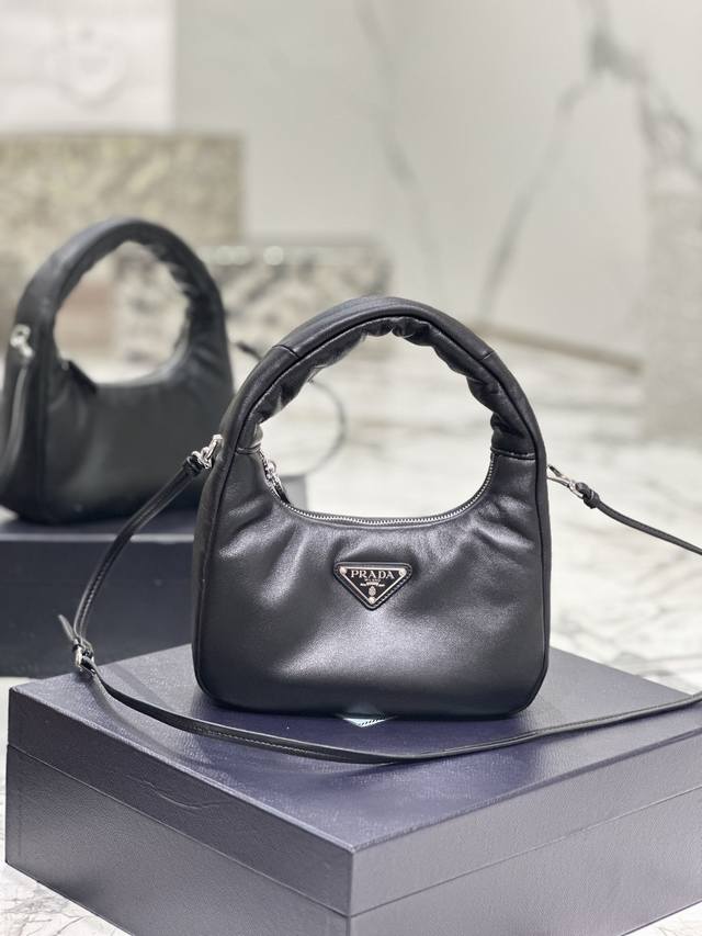 Lambskin Hobo This Mini Hobo Handbag Is Made Of Padded Soft Lambskin Leather, Wi