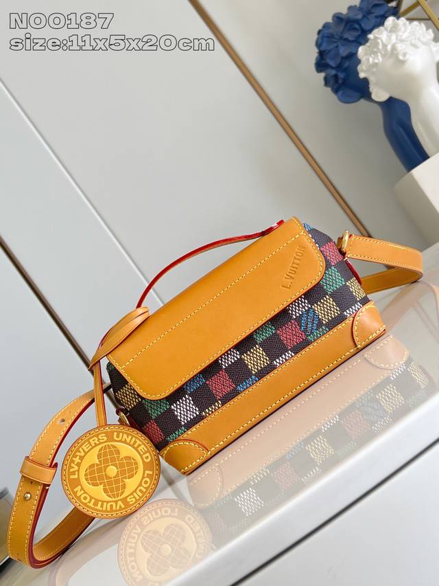 Factory Price P Top Original N00187 The Lv Steamer East West Mini Handbag Inheri