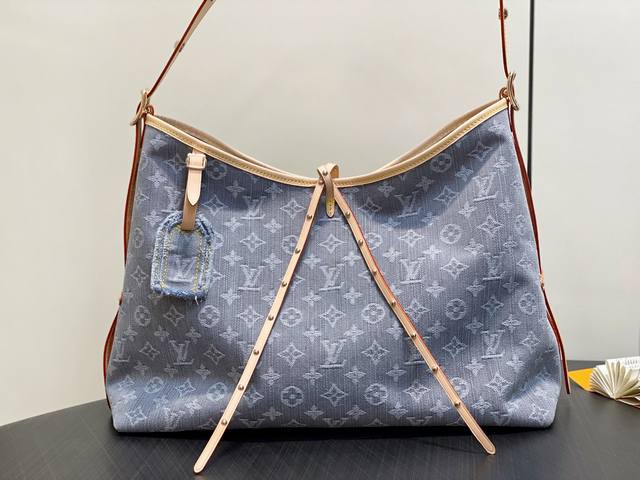 Original Boutiquem13289Gray Denim Shopping Bag Carryall Medium Handbag This Carr