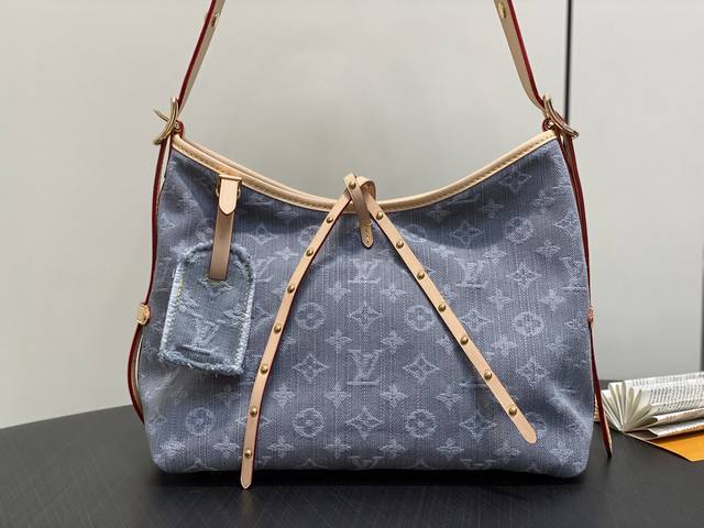 Original Boutiquem13289Gray Denim Shopping Bag Carryall Small Handbag This Carry
