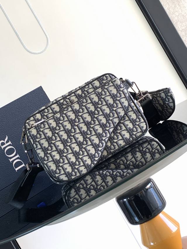 New To The Fall 2023 Menswear Collection, This Three-Piece Saddle Bag Is Crafted