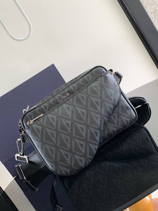 This Three-Piece Saddle Bag Is A Striking And Versatile Design. Crafted In Black