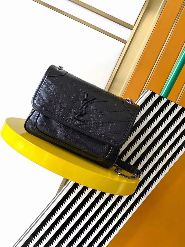 Matte Original Leather, Popular Niki~22Cm 633160 Original Leather Cracked And Ma
