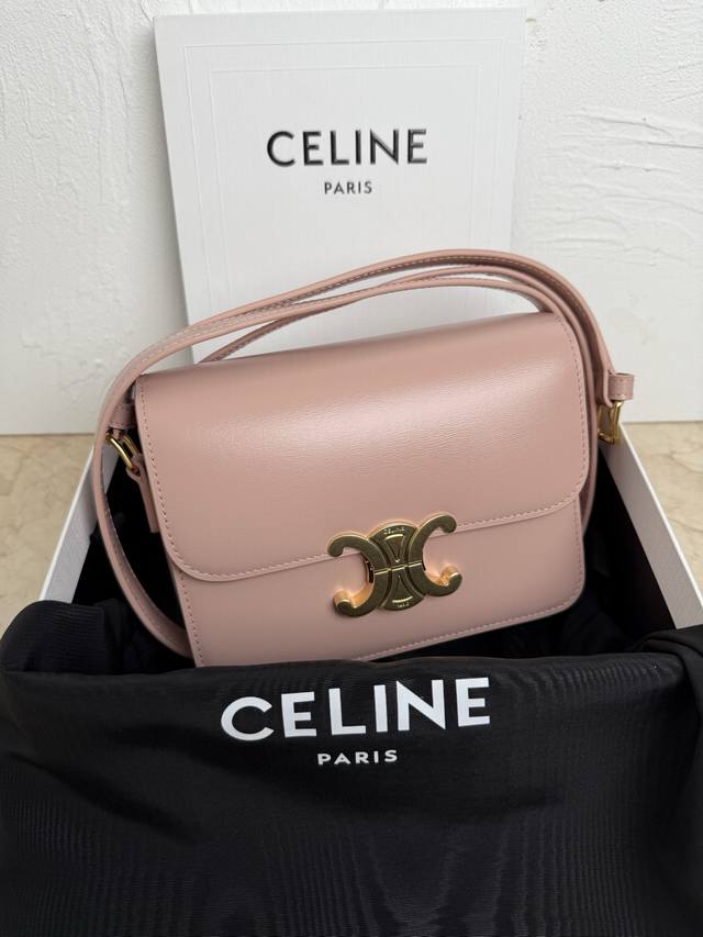Teen Triomphe Calfskin Bag This Small Triomphe Bag In Satin Calfskin Features An