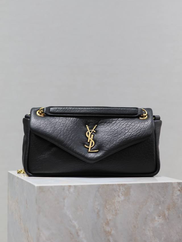 Calypso_Elephant Pattern Sheepskin Chain Bag Made Of Imported Italian Sheepskin,