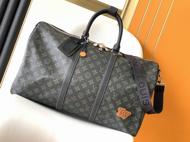 Top Original M46334 This Keepall Bandouli Re 50 Travel Bag Is Made Of Monogram S