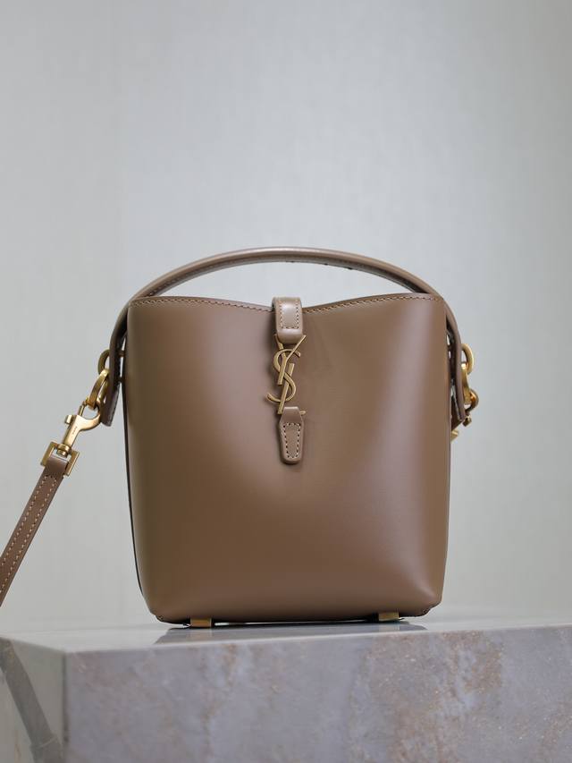 Milk Tea Color Le 37_ Bucket Bag Mini The Bucket Bag That Is Popular In The Fash