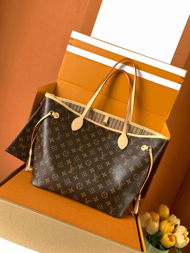 Neverfull Medium Handbag Super Enhanced Edition Model: M40995 Leather: Italian A