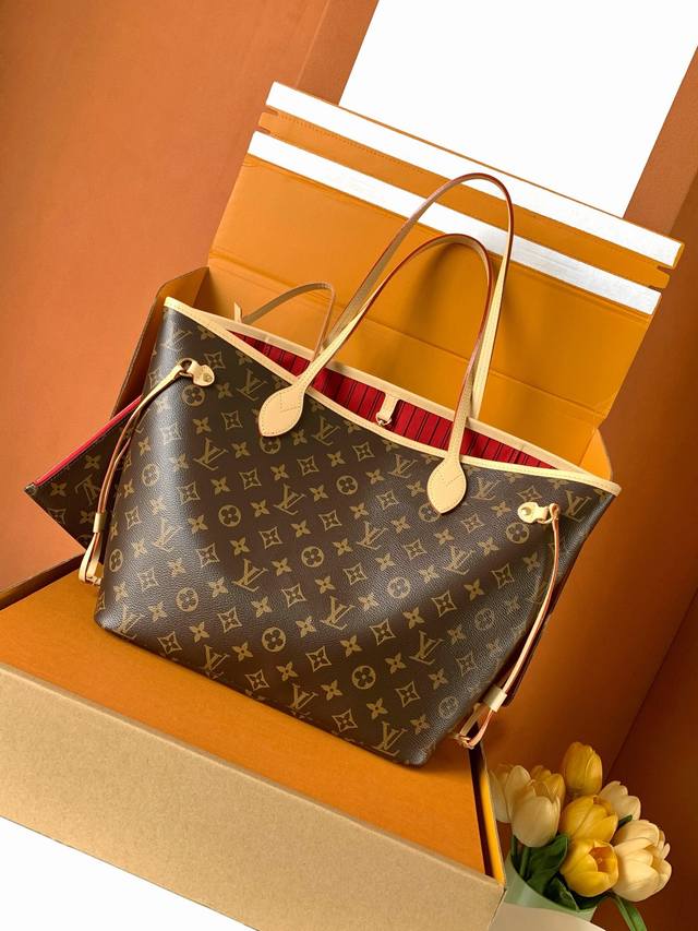 Neverfull Medium Handbag Super Enhanced Edition Model: M41177 Leather: Italian A