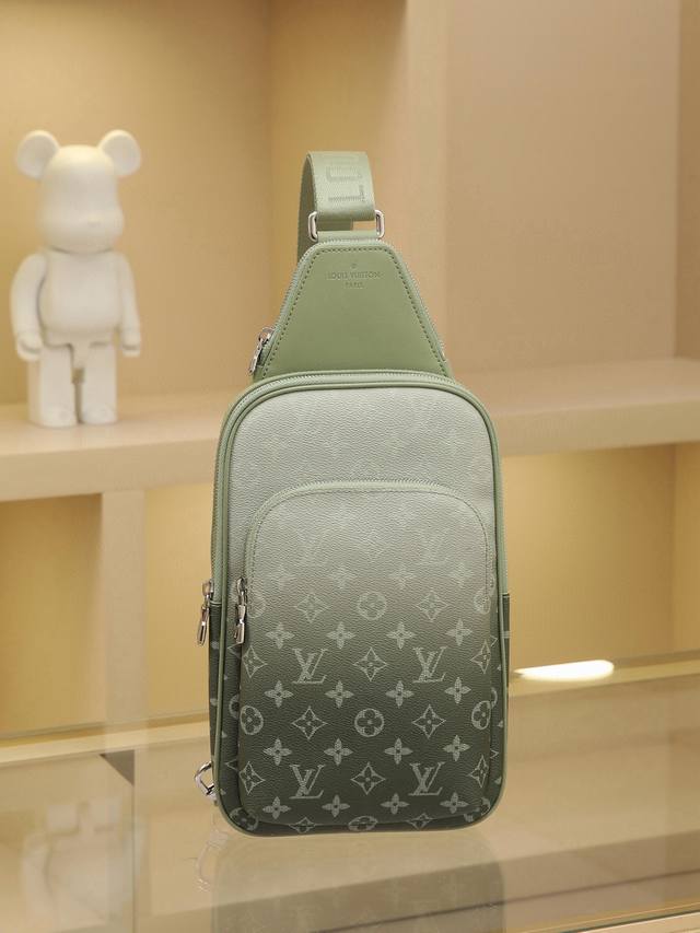 Top Original Single Code Changeable Chip Version M 2 Green Avenue Shoulder Bag C