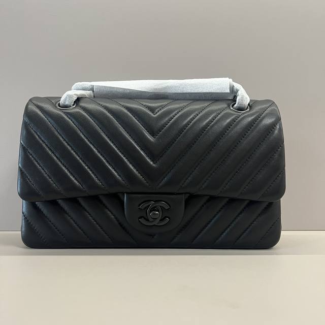 Exclusive Real Shot V-Grid, Cf 25Cm Sheepskin Upgraded Version Of Chanel Cf Seri