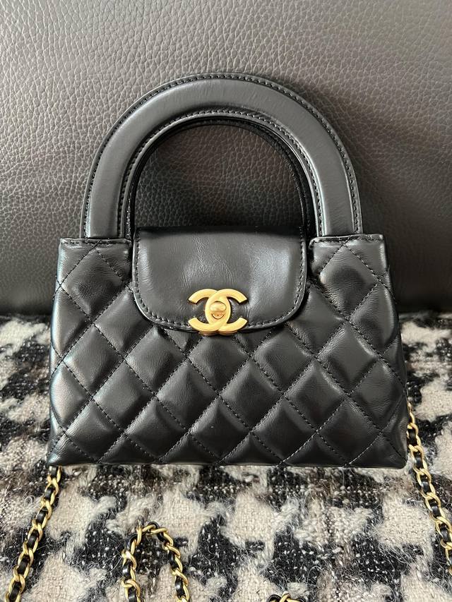 23K Autumn And Winter Series Kelly Bag Vintage Calfskin Size 13*19*7Cm 8.3*12.5*
