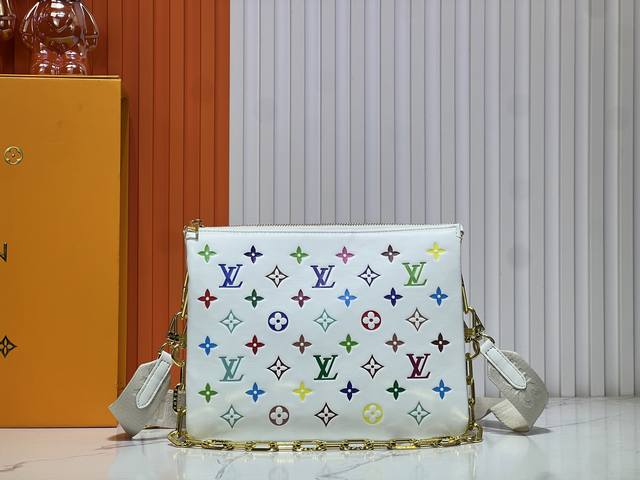 M57790 M21773 Made Of Fluffy Monogram Embossed Sheepskin, The Coussin Small Bag