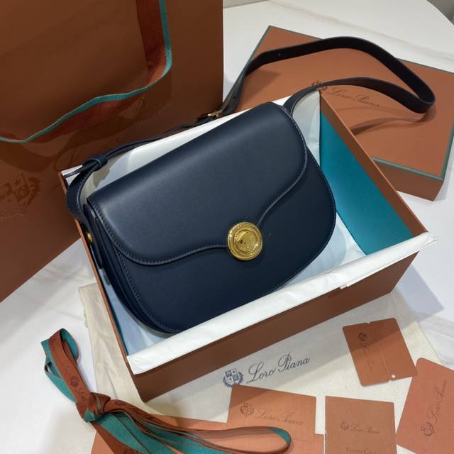 Spring And Summer New Ghiera Bag Saddle Bag Anchor Blue Kummel Plain The New Rou