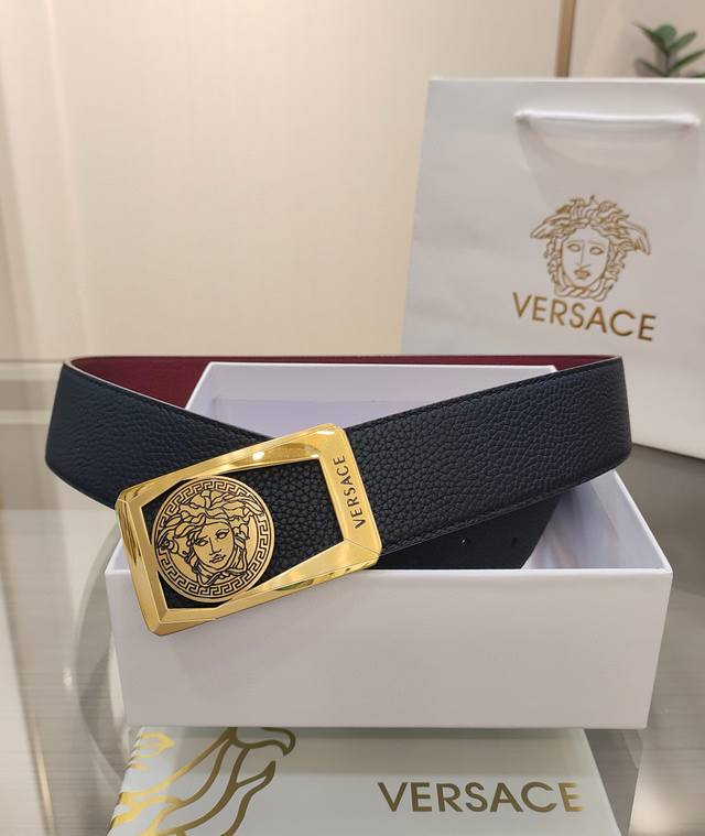 Versace Versaec Can Be Worn For Business Casual Or Formal Wear! The Belt Is Made