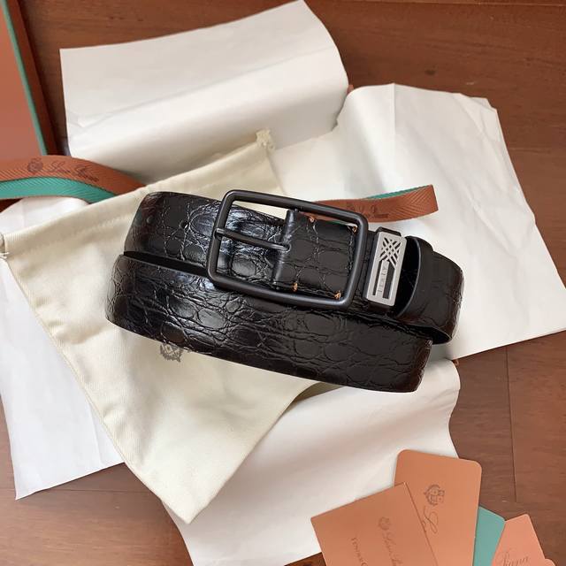Loro Piana's New Classic Casual Belt For Men Is Made Of Soft Alsavel Calfskin, W