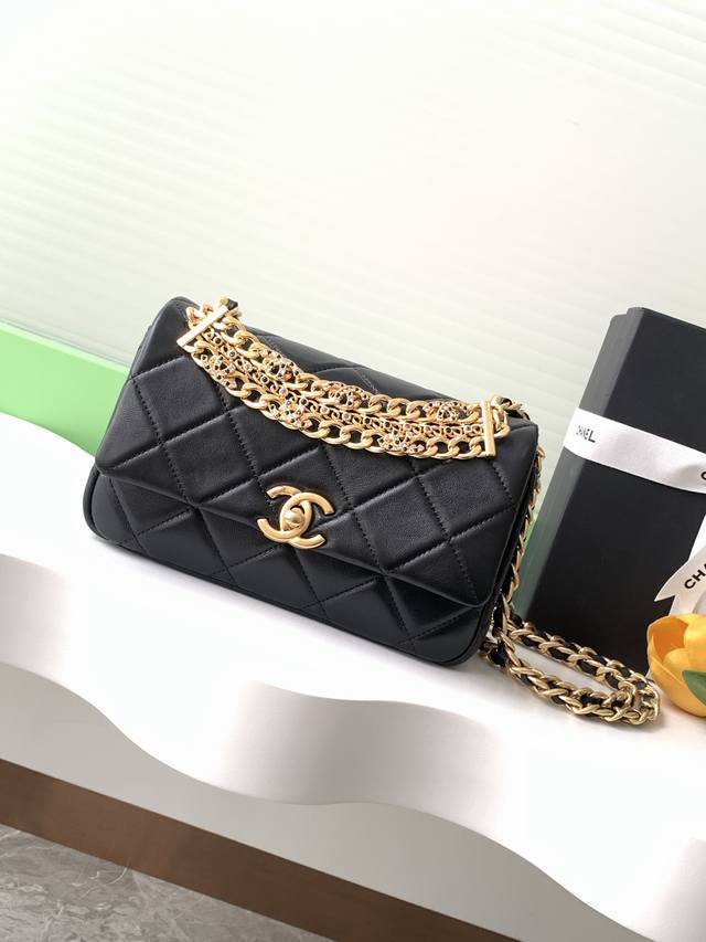 Chanel 1:1 Benchmark Counter Top Italian Imported Gr Original Lambskin Chane1 24