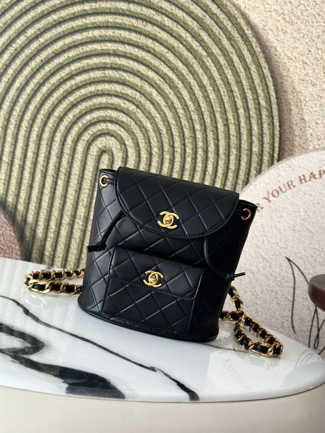 Original Leather A Large Chanevintage Backpack In Stock It Is No Exaggeration To