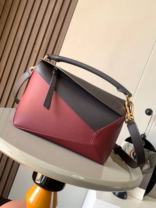 Original Leather New Version Of Geometric Bag Small 24Cm Puzzle Handbag! Origina