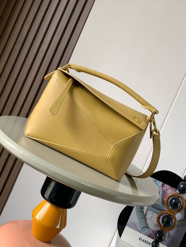 Original Leather New Version Of Geometric Bag Small 24Cm Puzzle Handbag! Origina