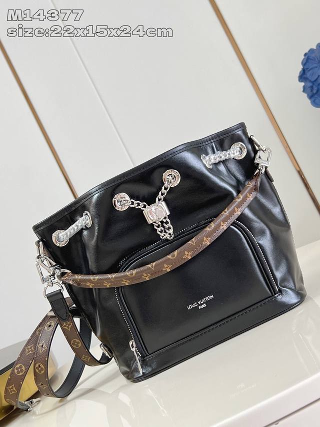 Original Leather Exclusive Real Shot M14377 No Way Handbag From The Lv Vibe Seri