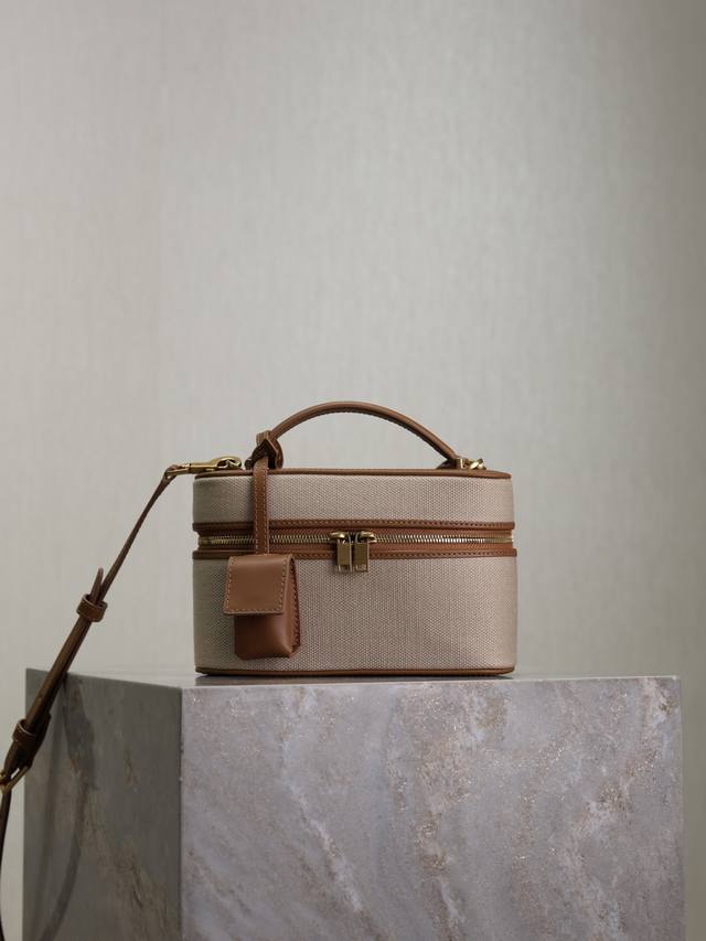 Factory Price P Earthy Yellow Cowhide With Cotton And Linen Gaby Mini Box Bag Th