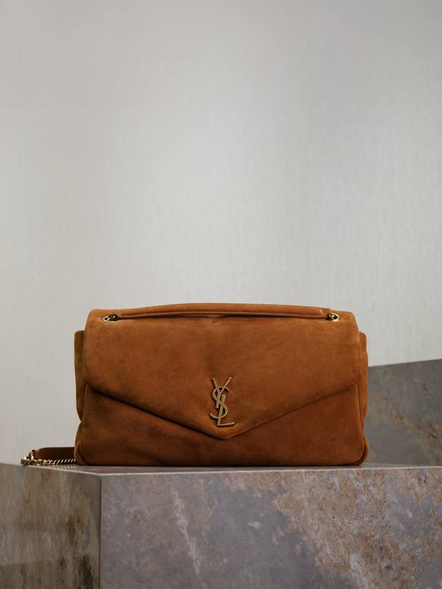 Factory Price P Suede Model Calypso_Suede Chain Bag Made Of Imported Italian Sue