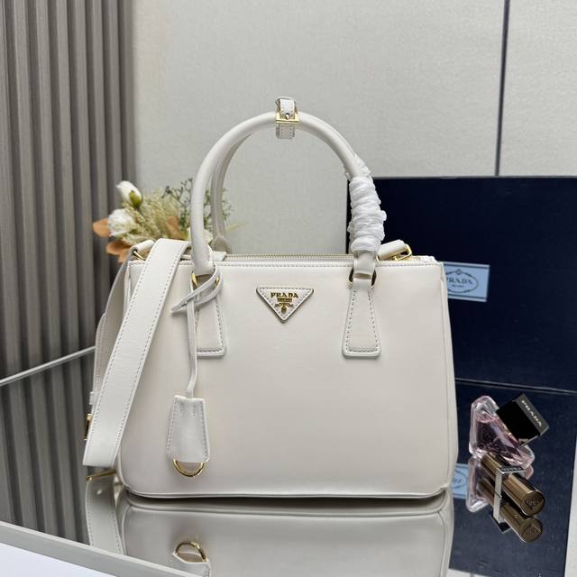 Genuine Top Original New Medium Killer Bag 1Ba863 Saffiano Leather Double Handle