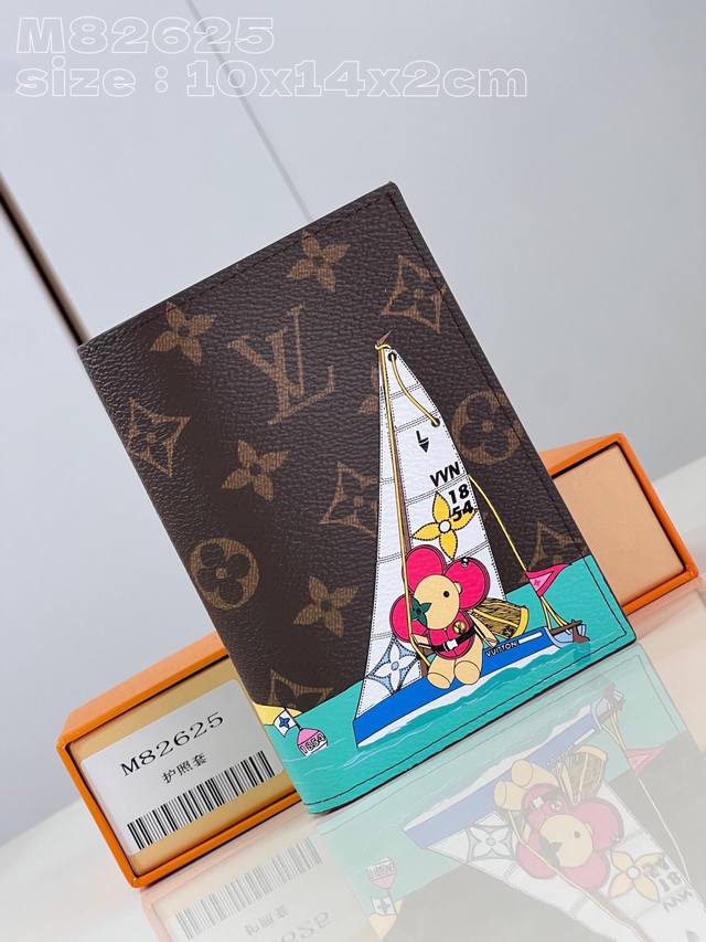 Top Original Home Shot M82625 This Monogram Canvas Passport Cover Features A Liv