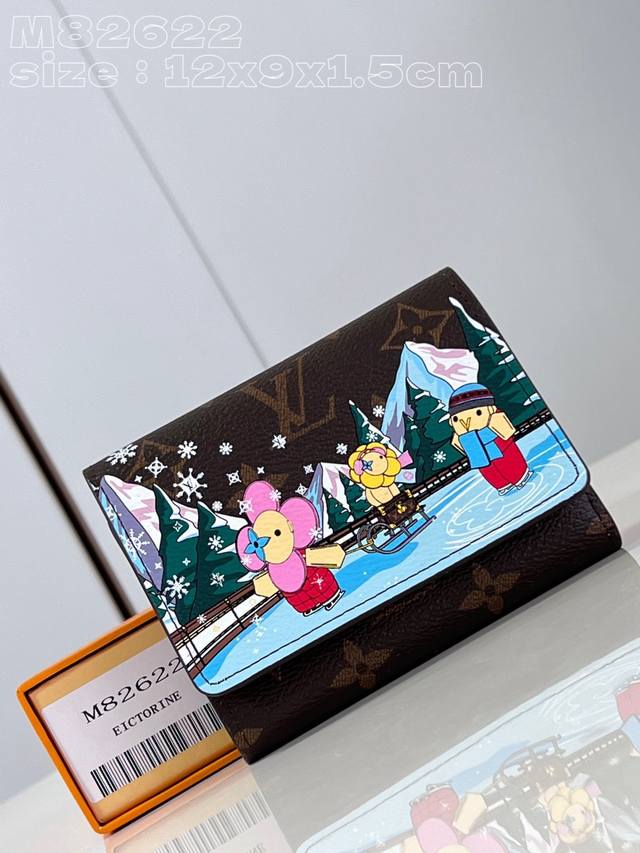 Top Original Home Photo M82622 This Victorine Wallet Is Decorated With Louis Vui